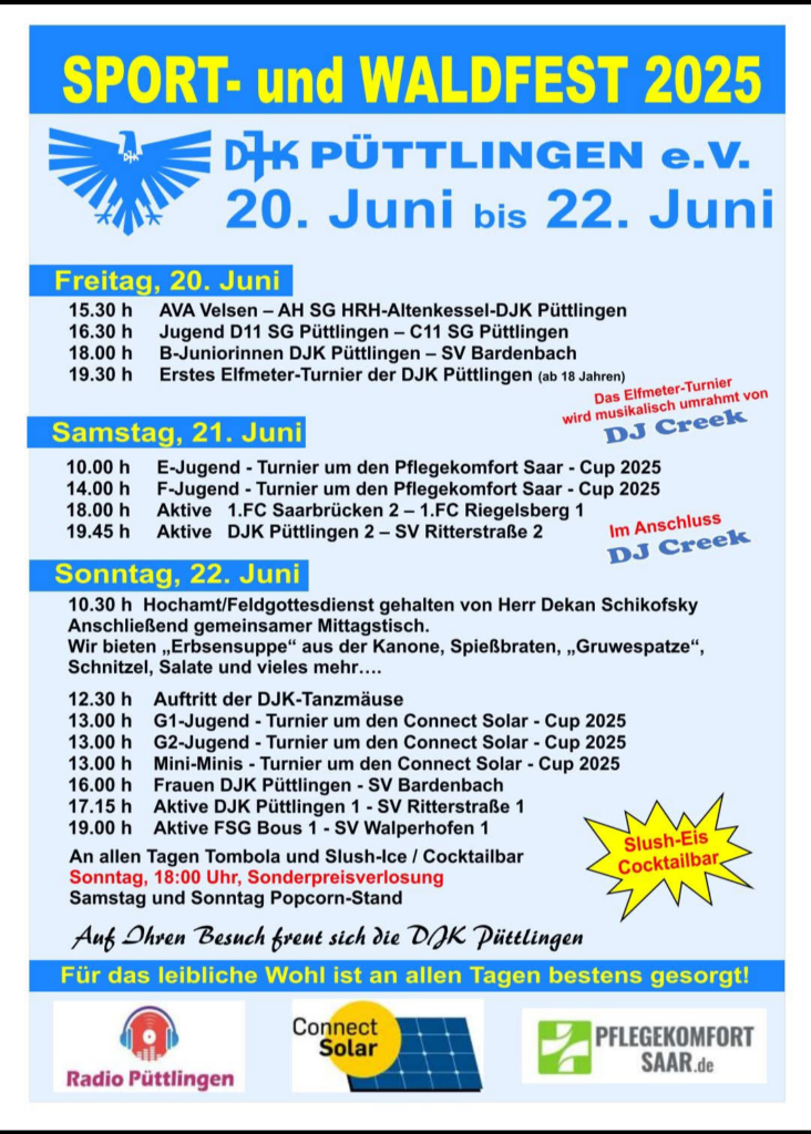 Sport- und Waldfest 20.06 bis 22.06.2025